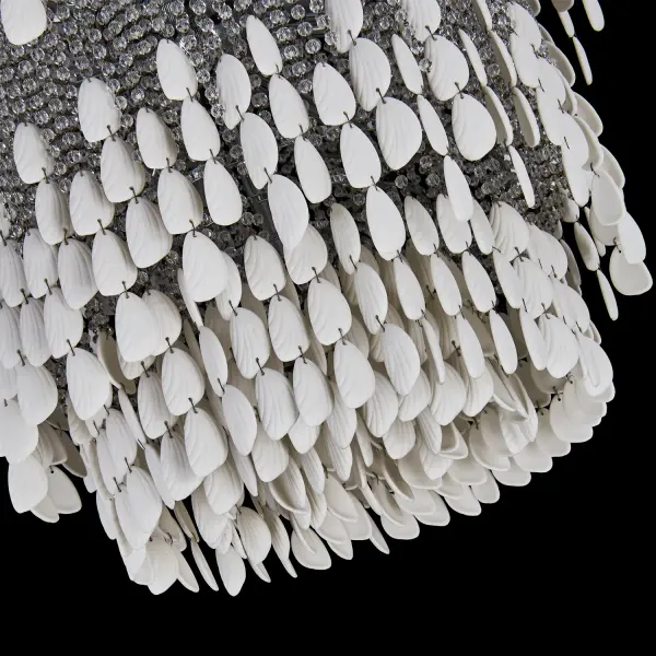 Farfalle 28" 18-Light Crystal Chandelier in Brushed Champagne Gold - Image 17
