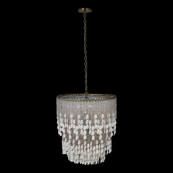 Farfalle 28" 18-Light Crystal Chandelier in Brushed Champagne Gold - Image 27