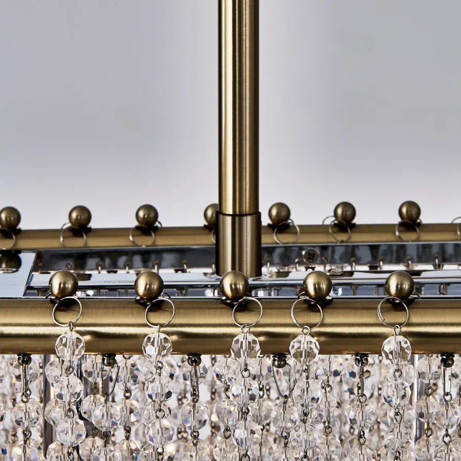 Farfalle 60.5" Linear Pendant in Brushed Champagne Gold - Image 11