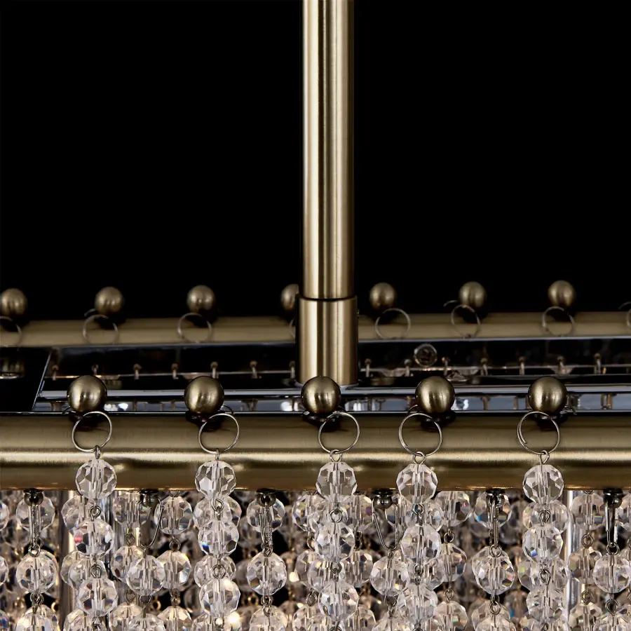 Farfalle 60.5" Linear Pendant in Brushed Champagne Gold - Image 12