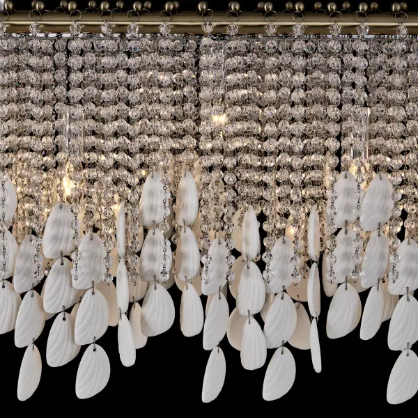 Farfalle 60.5" Linear Pendant in Brushed Champagne Gold - Image 13