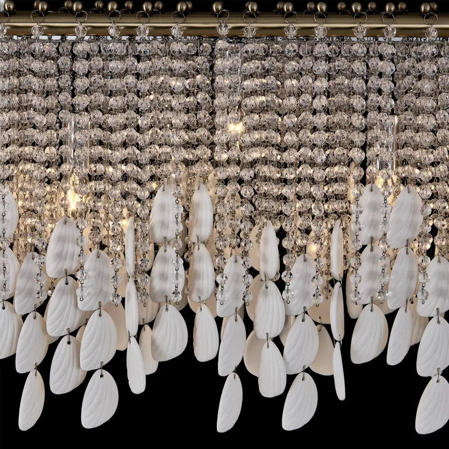Farfalle 60.5" Linear Pendant in Brushed Champagne Gold - Image 13