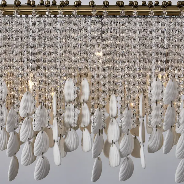 Farfalle 60.5" Linear Pendant in Brushed Champagne Gold - Image 15