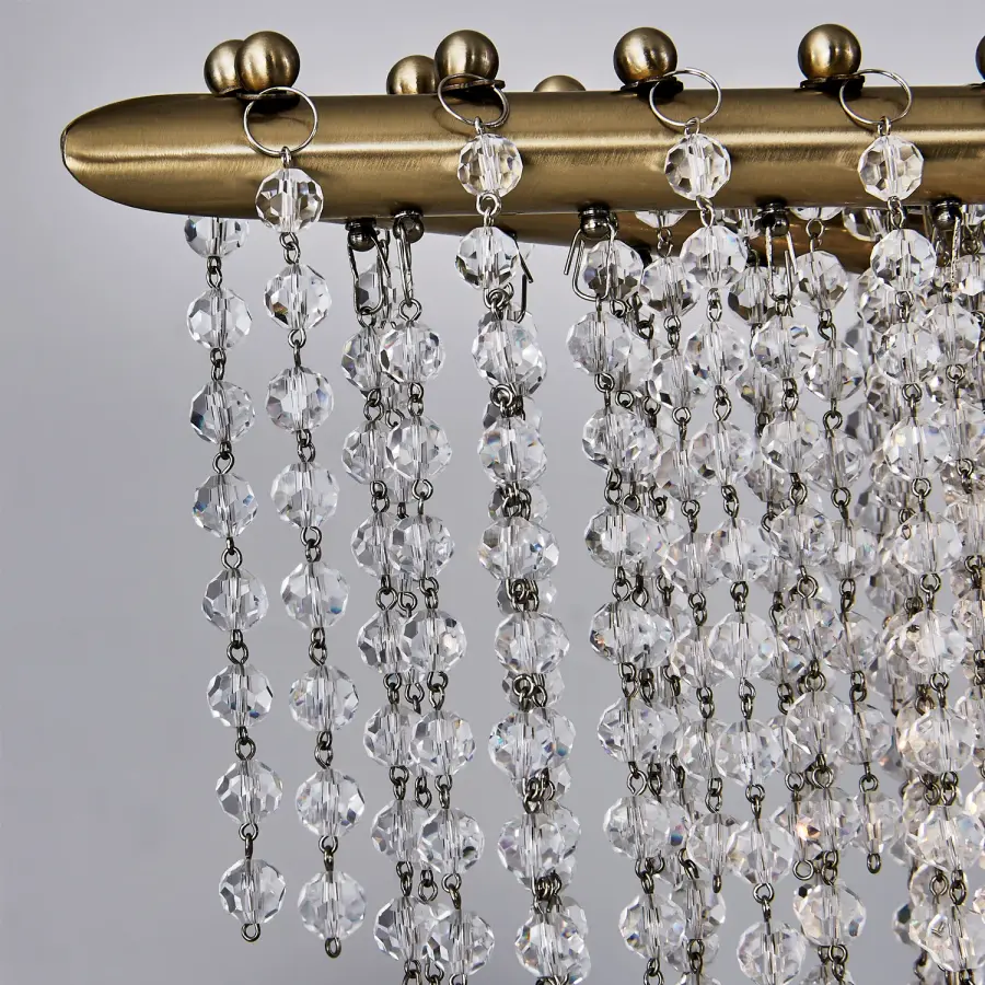 Farfalle 60.5" Linear Pendant in Brushed Champagne Gold - Image 17