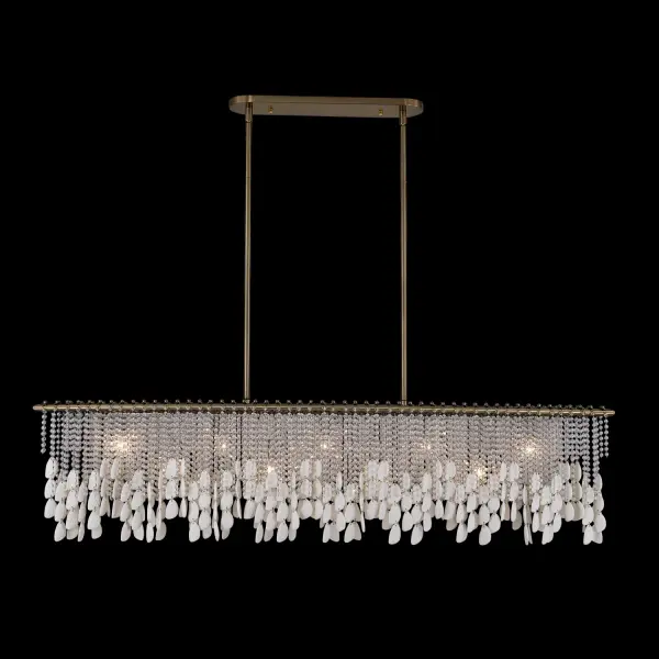 Farfalle 60.5" Linear Pendant in Brushed Champagne Gold - Image 21