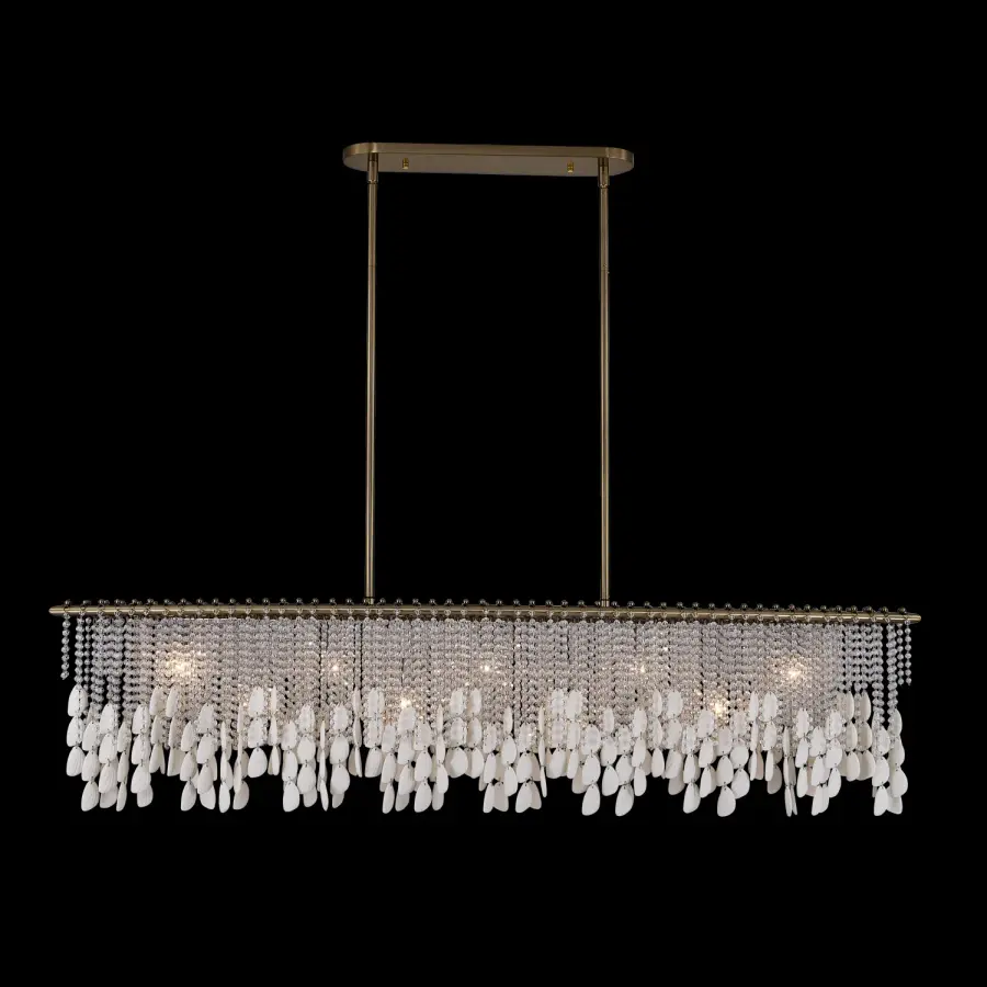 Farfalle 60.5" Linear Pendant in Brushed Champagne Gold - Image 21
