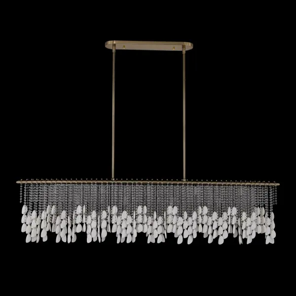 Farfalle 60.5" Linear Pendant in Brushed Champagne Gold - Image 22