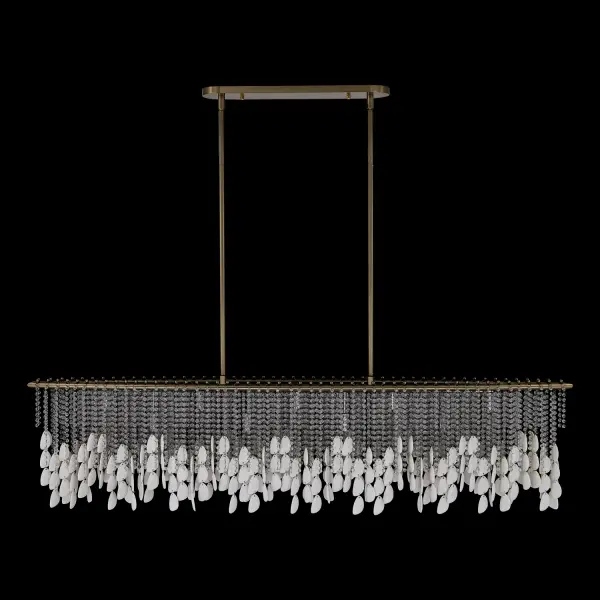 Farfalle 60.5" Linear Pendant in Brushed Champagne Gold - Image 26