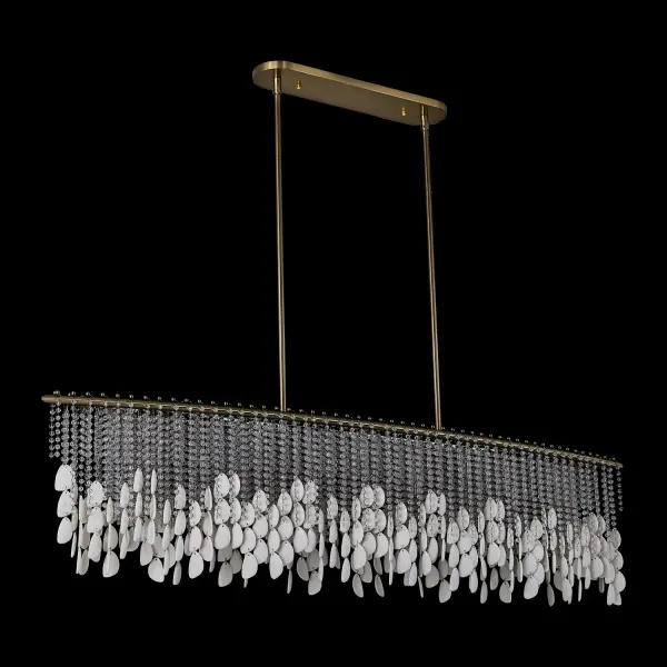 Farfalle 60.5" Linear Pendant in Brushed Champagne Gold - Image 4