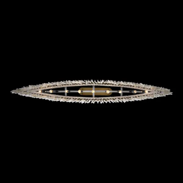 Farfalle 60.5" Linear Pendant in Brushed Champagne Gold - Image 7