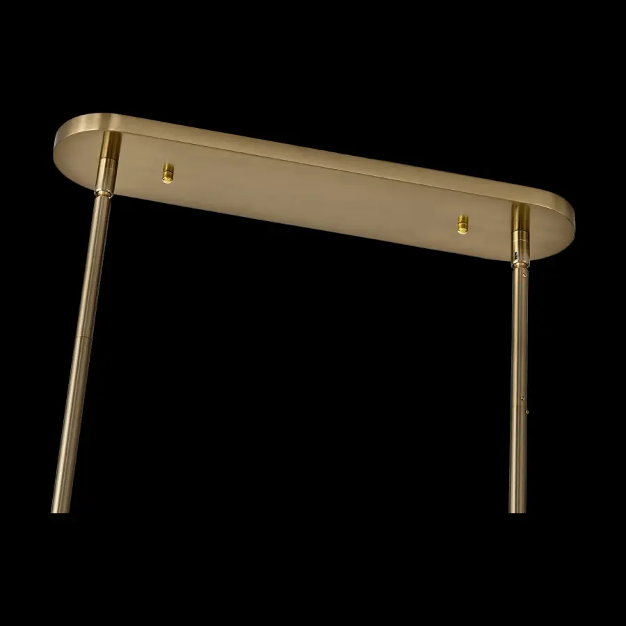 Farfalle 60.5" Linear Pendant in Brushed Champagne Gold - Image 8