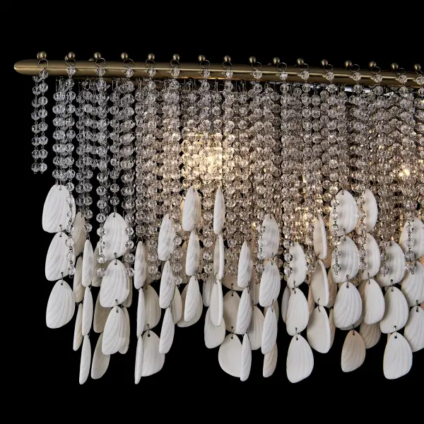 Farfalle 60.5" Linear Pendant in Brushed Champagne Gold - Image 9