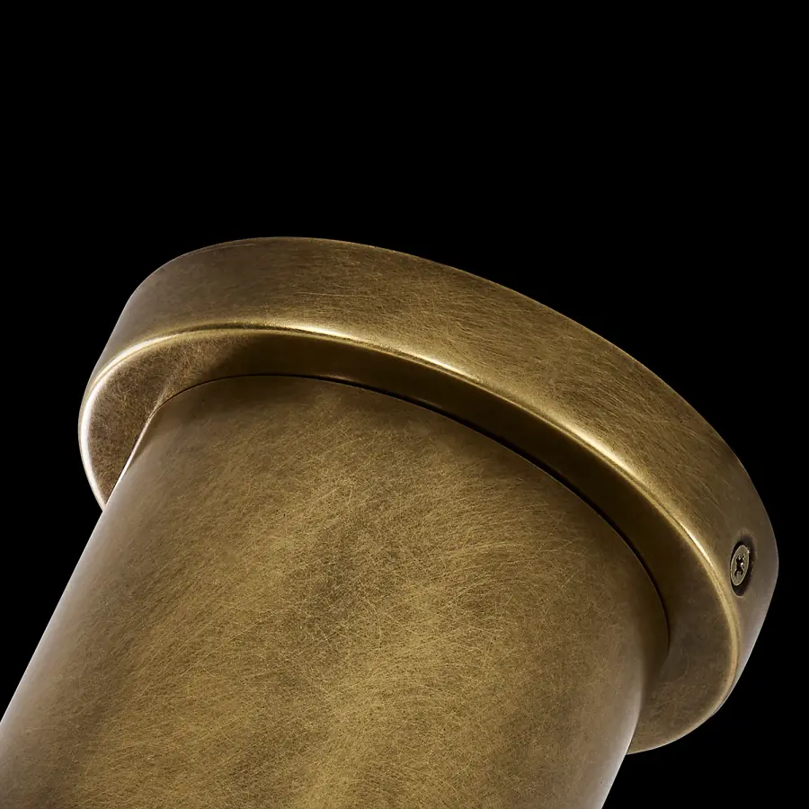 Ore 5-Inch LED Crystal Wall Sconce in True Brass - Image 16