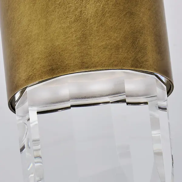 Ore 5-Inch LED Crystal Wall Sconce in True Brass - Image 18