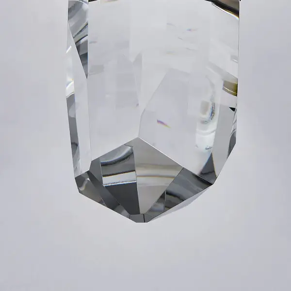 Ore 5-Inch LED Crystal Wall Sconce in True Brass - Image 9
