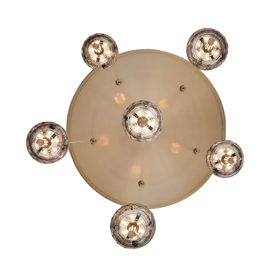Goccia 16.25" LED Winter Brass Chandelier - Image 3