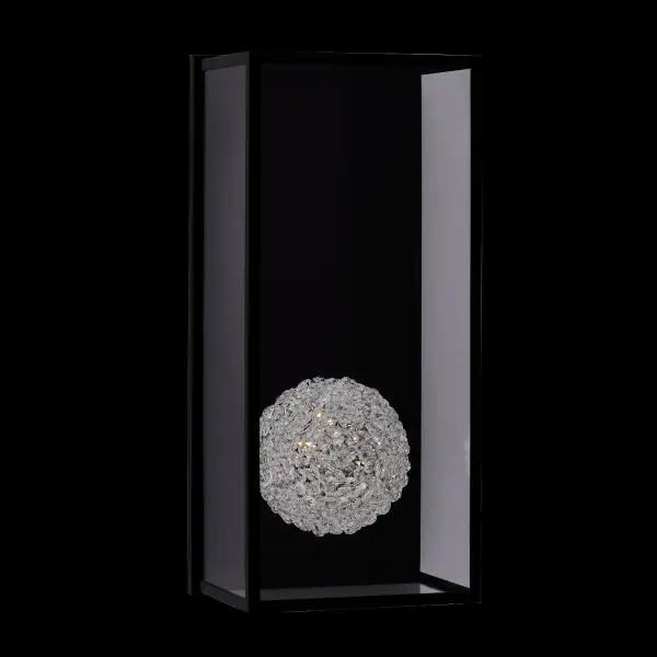 The Lina Esterno combines contemporary architecture-inspired design with outdoor durability. Wire-wrapped crystals and tempered glass panels create elegant illumination, while the Matte Black finish and stainless steel construction withstand harsh weather. Energy-efficient LED lighting makes this a practical and stylish choice for both indoor and outdoor spaces.