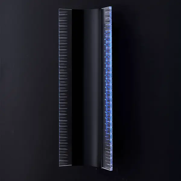 Smart Color-Changing Outdoor Wall Sconce with Crystal Accents - Image 2