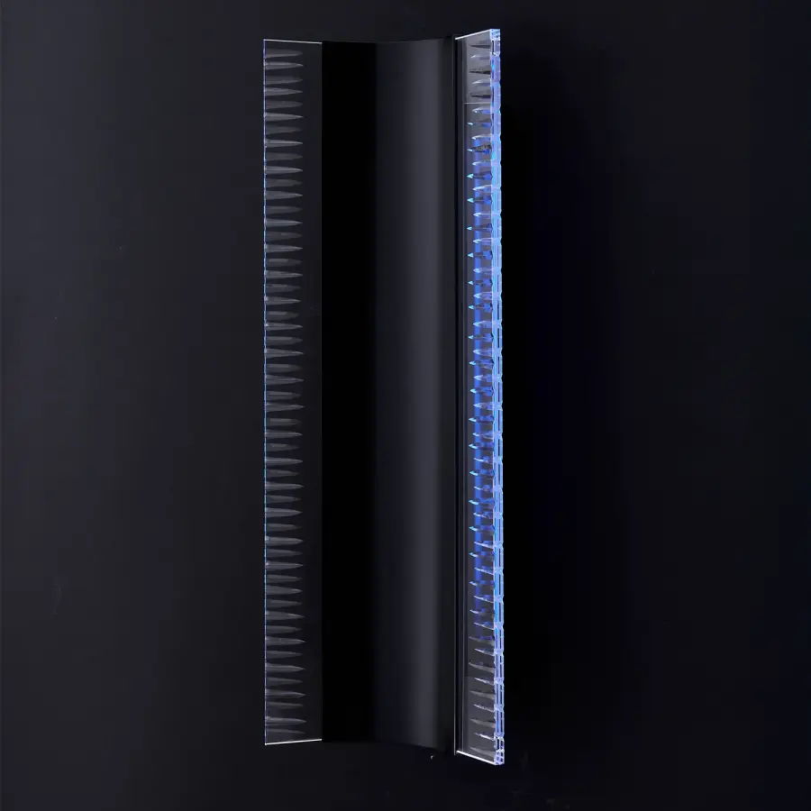 Smart Color-Changing Outdoor Wall Sconce with Crystal Accents - Image 2
