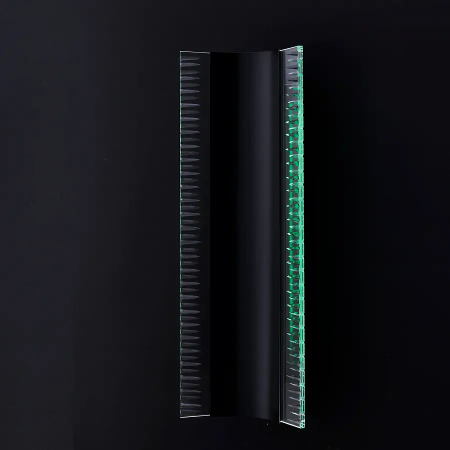 Smart Color-Changing Outdoor Wall Sconce with Crystal Accents - Image 4