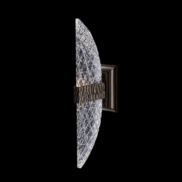 The Mezza Esterno combines rugged durability with refined elegance. Its stainless steel construction and fluorocarbon finish withstand harsh weather, while Firenze Crystal panels add sophisticated sparkle for any setting.