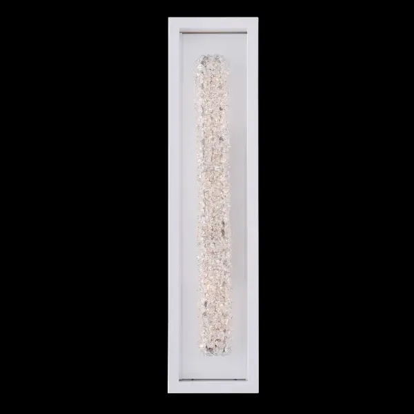 The Lina Esterno combines contemporary design with signature Firenze crystal in a weather-resistant stainless steel frame. At 27 inches tall, this statement piece brings luxury lighting to outdoor spaces with advanced LED technology.