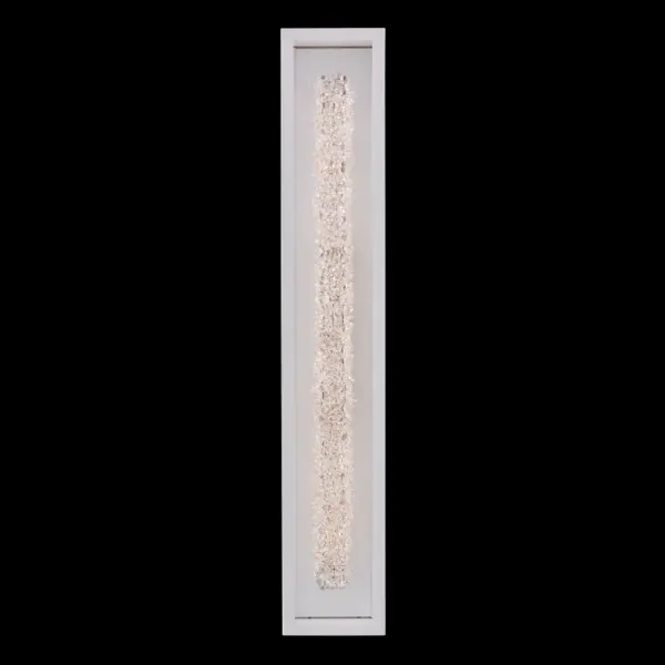 The Lina Esterno combines contemporary design with luxury crystal elements in a weather-resistant outdoor fixture. Featuring Allegri's signature Firenze crystal in a durable stainless steel frame, this 38-inch sconce delivers both elegance and performance.