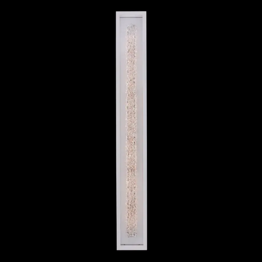 Lina Esterno 51" Outdoor Wall Sconce in Matte White