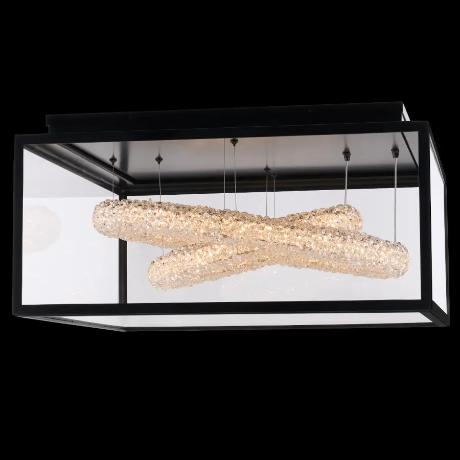 Lina 32" Round Outdoor Flush Mount