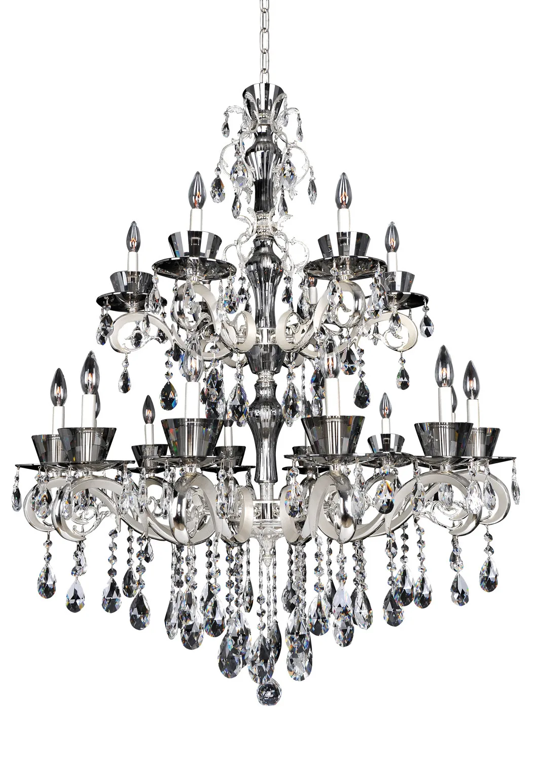 Locatelli 18 Light Chandelier in Silver