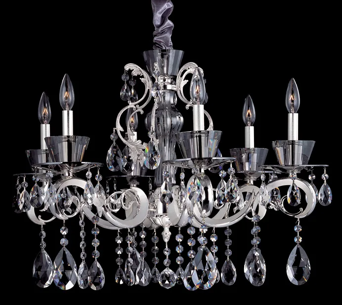 Locatelli Six Light Chandelier in Silver