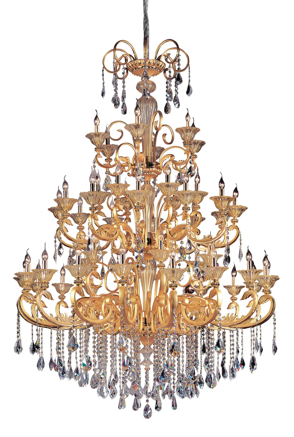 Legrenzi 48 Light Chandelier in Gold