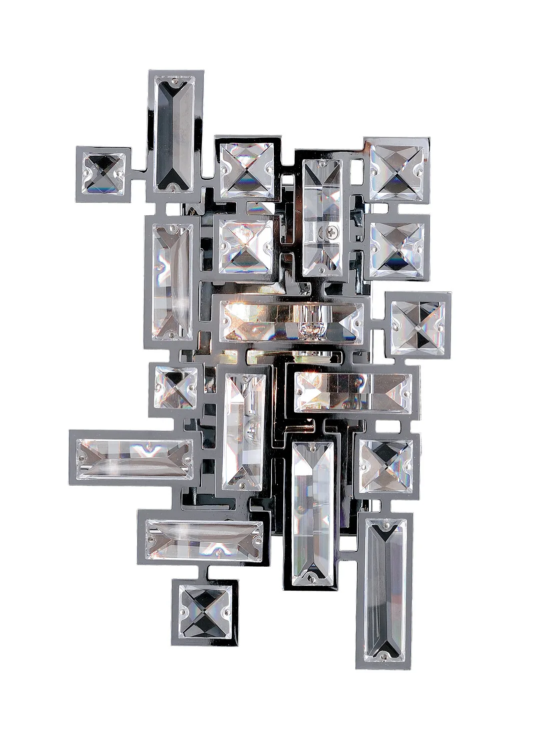 Vermeer Two Light Wall Bracket in Chrome