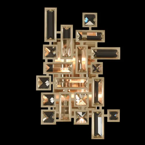 Vermeer 2-Light Wall Sconce in Brushed Champagne Gold