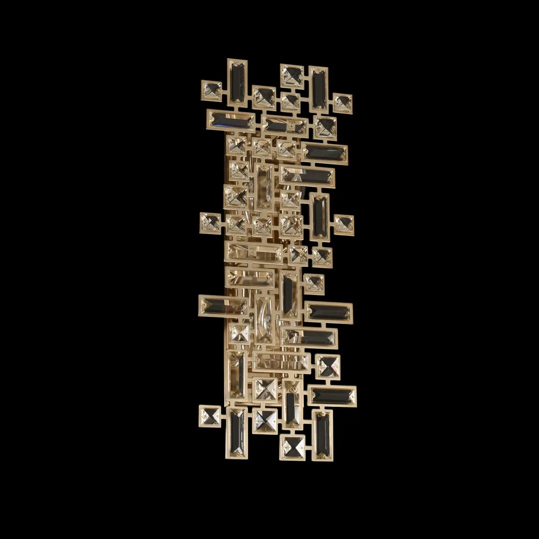 Vermeer 4 Light Wall Bracket in Brushed Champagne Gold