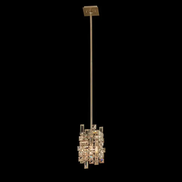 Vermeer 1 Light Mini Pendant in Brushed Champagne Gold