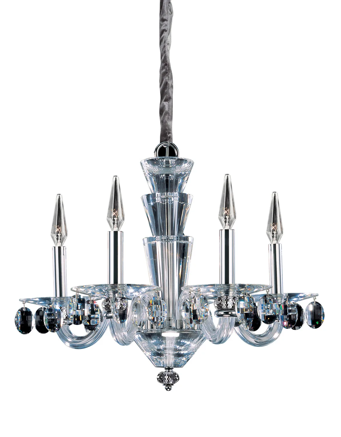 Fanshawe Five Light Chandelier in Chrome