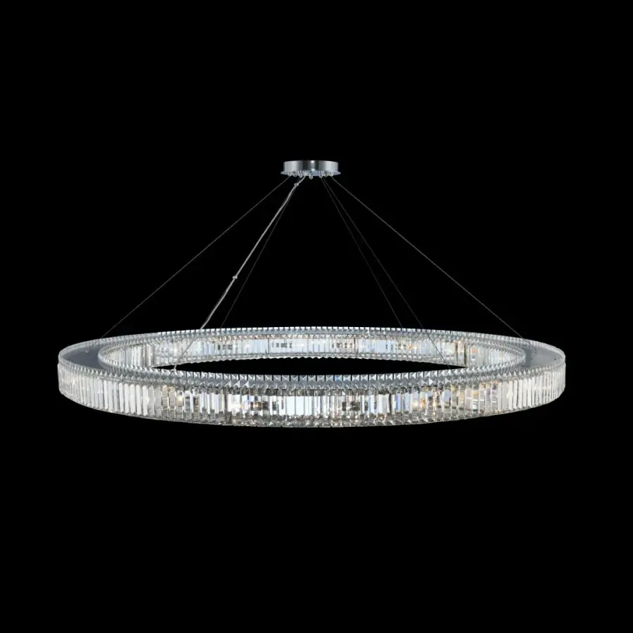 Rondelle 72" Crystal Pendant