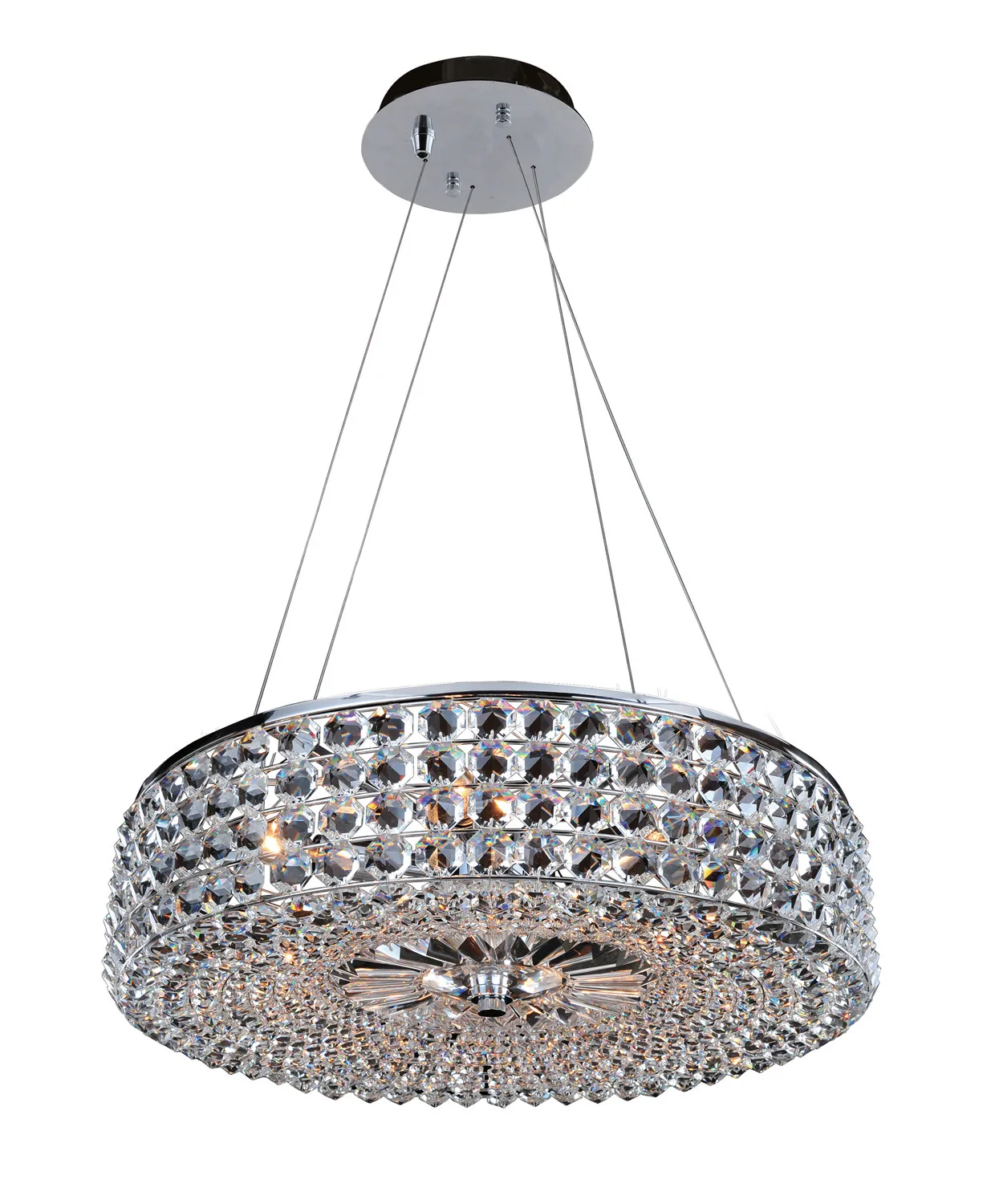 Arche Six Light Pendant in Chrome