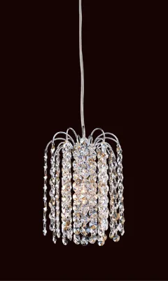 Milieu Mini Pendant One Light Mini Pendant in Chrome