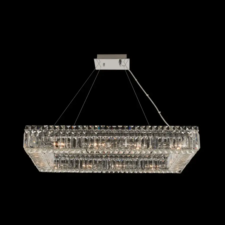 Baguette 29" Rectangular Pendant