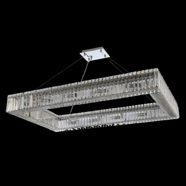 Baguette 43" Rectangular Pendant