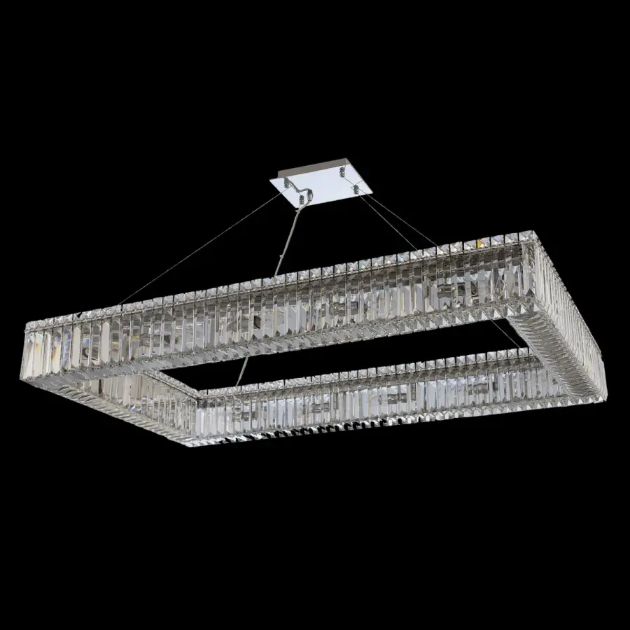 Baguette 43" Rectangular Pendant