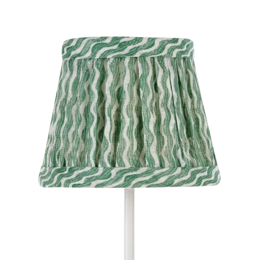 Zafferano x Fermoie Popple Pattern Fabric Lampshade - Orange - Image 11