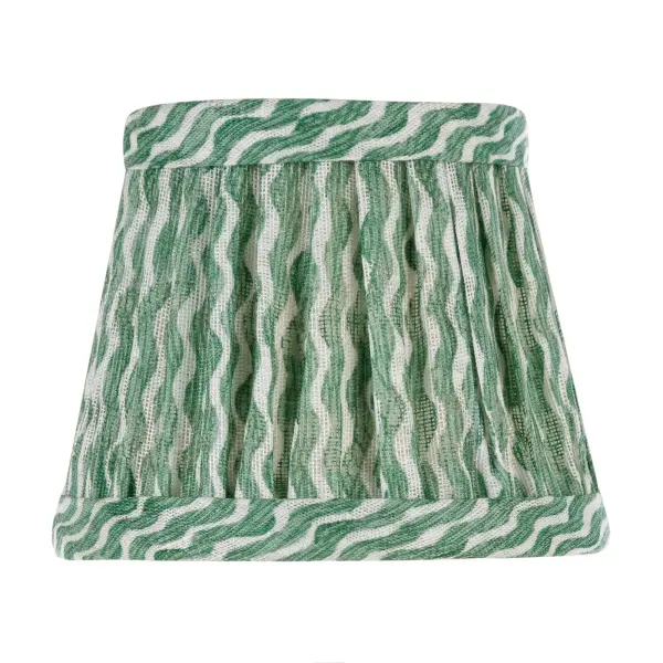 Zafferano x Fermoie Popple Pattern Fabric Lampshade - Orange - Image 13