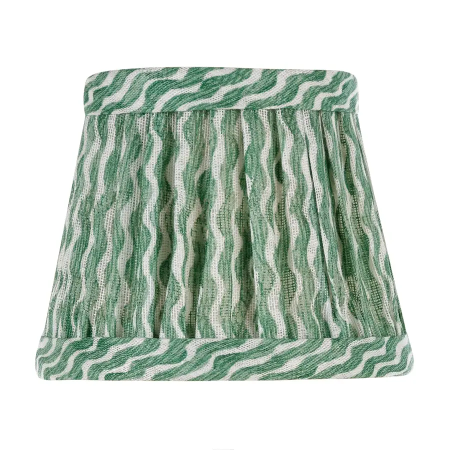 Zafferano x Fermoie Popple Pattern Fabric Lampshade - Orange - Image 13