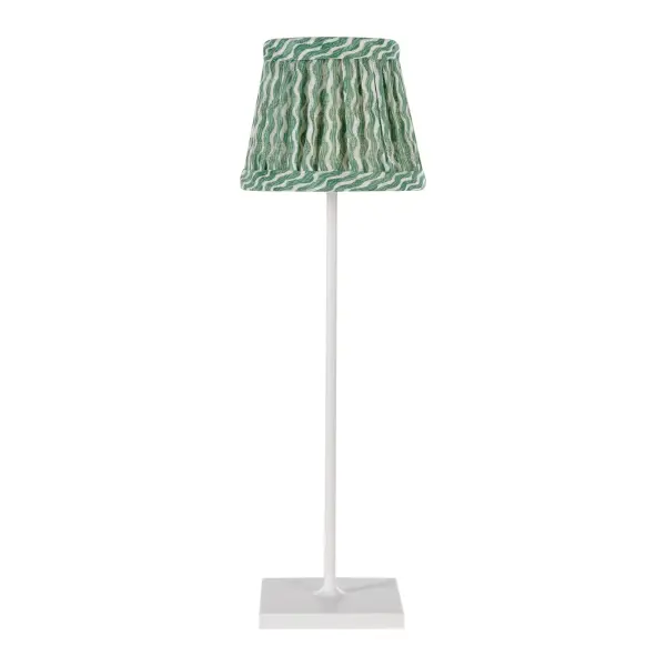 Zafferano x Fermoie Popple Pattern Fabric Lampshade - Orange - Image 14