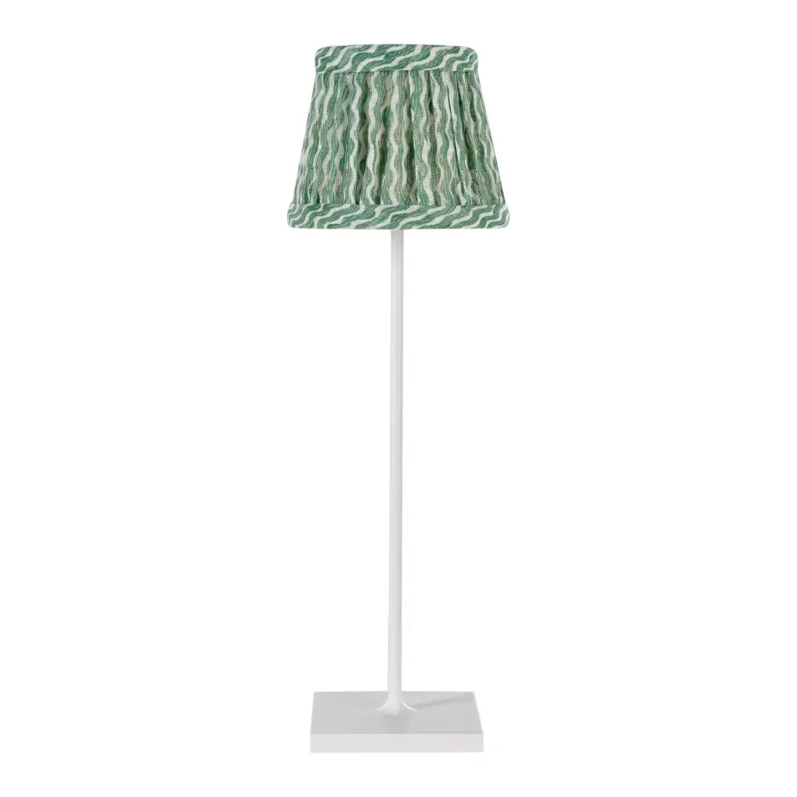 Zafferano x Fermoie Popple Pattern Fabric Lampshade - Orange - Image 14