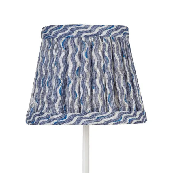 Zafferano x Fermoie Popple Pattern Fabric Lampshade - Orange - Image 16