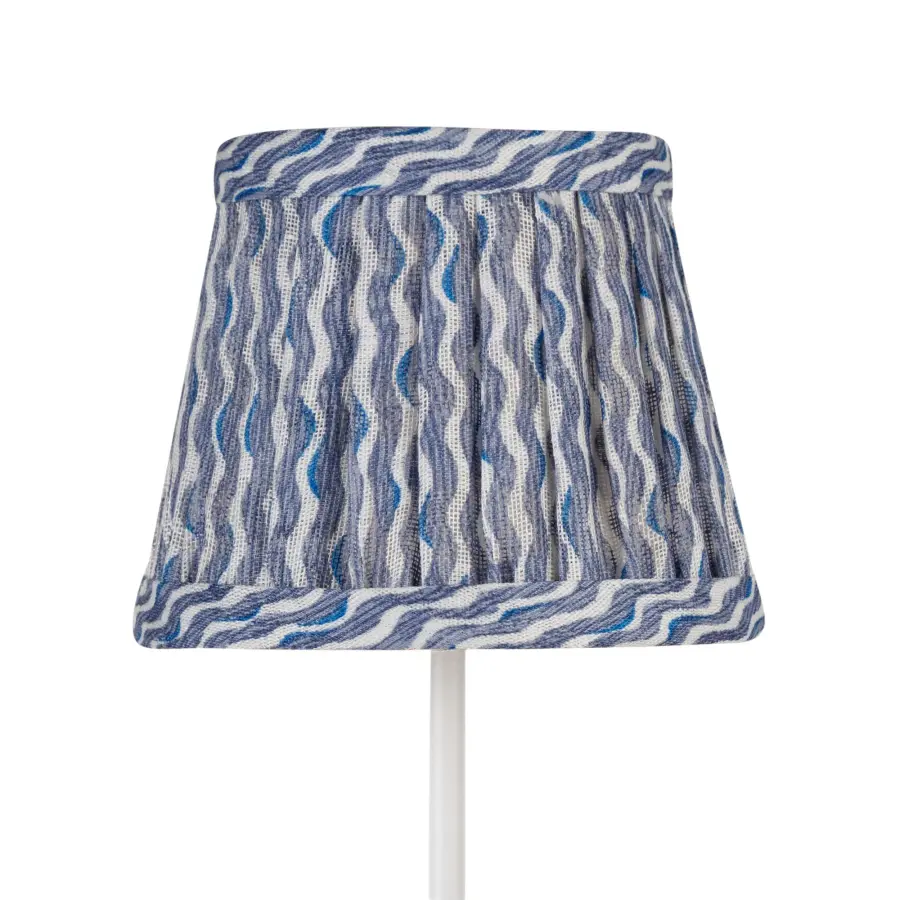 Zafferano x Fermoie Popple Pattern Fabric Lampshade - Orange - Image 16